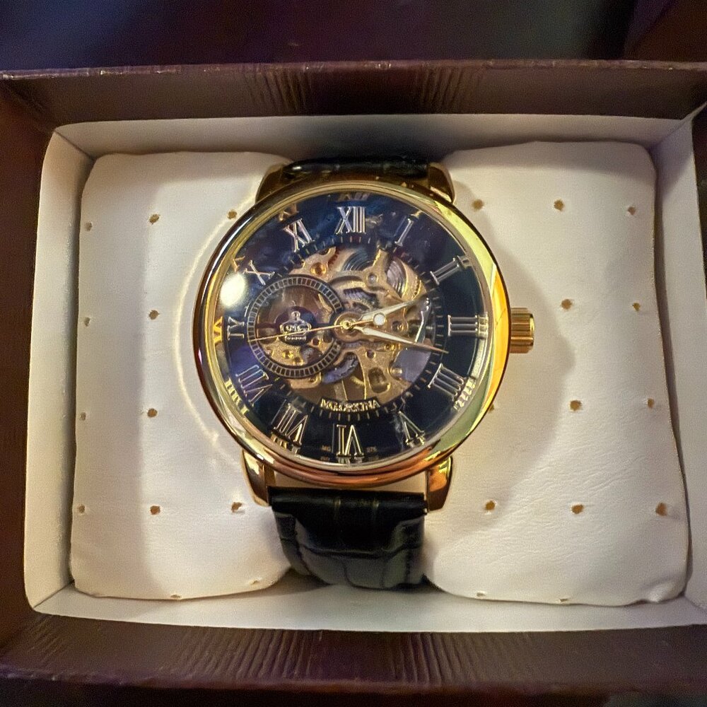 Mens MG.ORKINA skeleton style Automatic watch